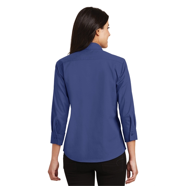 Port Authority Women's 3/4-Sleeve Easy Care Shirt. - Port Authority Women's 3/4-Sleeve Easy Care Shirt. - Image 33 of 40