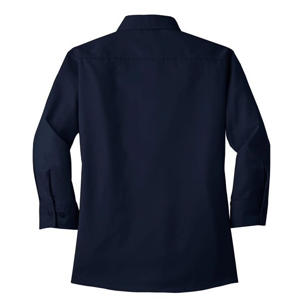 Port Authority Women's 3/4-Sleeve Easy Care Shirt. - Port Authority Women's 3/4-Sleeve Easy Care Shirt. - Image 12 of 40