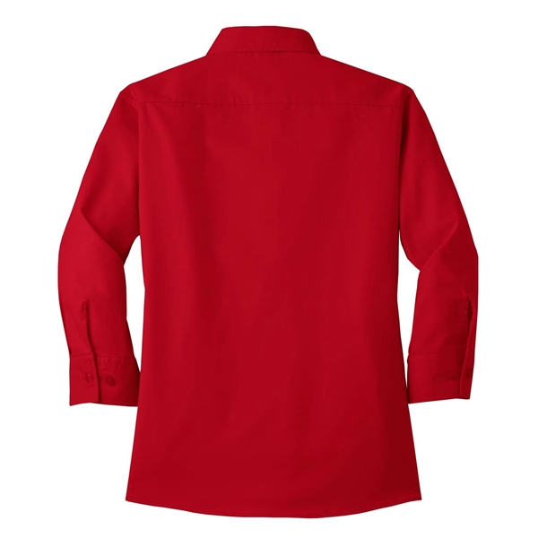 Port Authority Women's 3/4-Sleeve Easy Care Shirt. - Port Authority Women's 3/4-Sleeve Easy Care Shirt. - Image 17 of 40