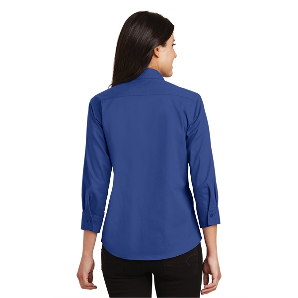 Port Authority Women's 3/4-Sleeve Easy Care Shirt. - Port Authority Women's 3/4-Sleeve Easy Care Shirt. - Image 19 of 40