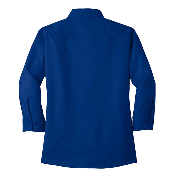 Port Authority Women's 3/4-Sleeve Easy Care Shirt. - Port Authority Women's 3/4-Sleeve Easy Care Shirt. - Image 22 of 40