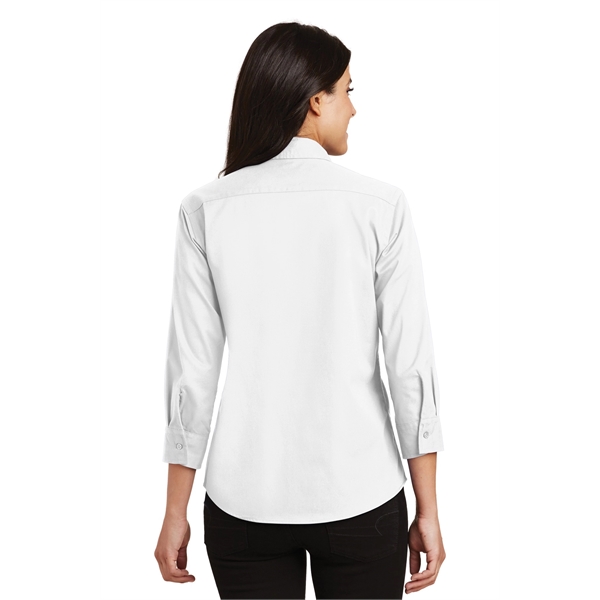 Port Authority Women's 3/4-Sleeve Easy Care Shirt. - Port Authority Women's 3/4-Sleeve Easy Care Shirt. - Image 39 of 40