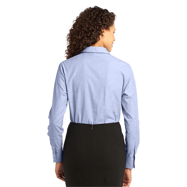 Port Authority Women's Crosshatch Easy Care Shirt. - Port Authority Women's Crosshatch Easy Care Shirt. - Image 1 of 40