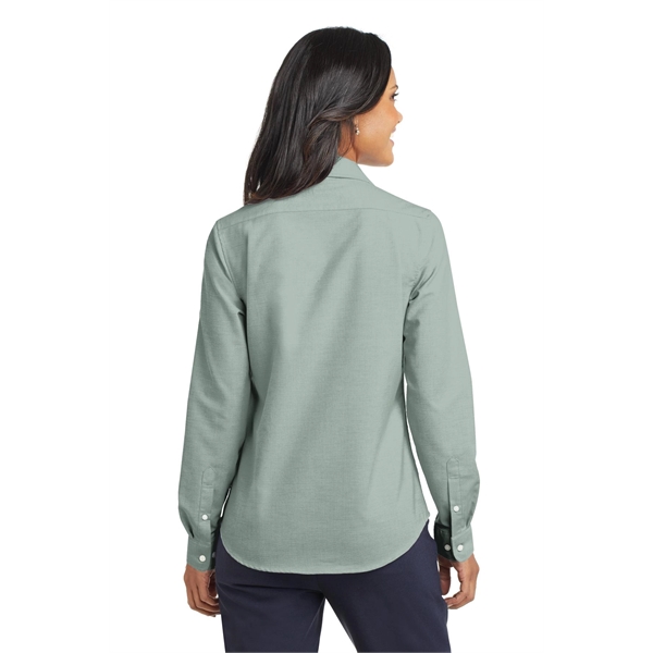 Port Authority Women's SuperPro Oxford Shirt. - Port Authority Women's SuperPro Oxford Shirt. - Image 5 of 30