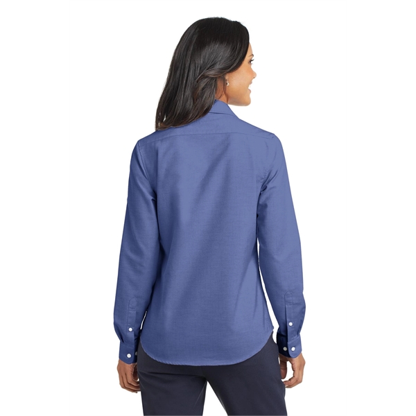 Port Authority Women's SuperPro Oxford Shirt. - Port Authority Women's SuperPro Oxford Shirt. - Image 9 of 30