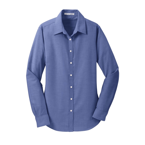 Port Authority Women's SuperPro Oxford Shirt. - Port Authority Women's SuperPro Oxford Shirt. - Image 23 of 30