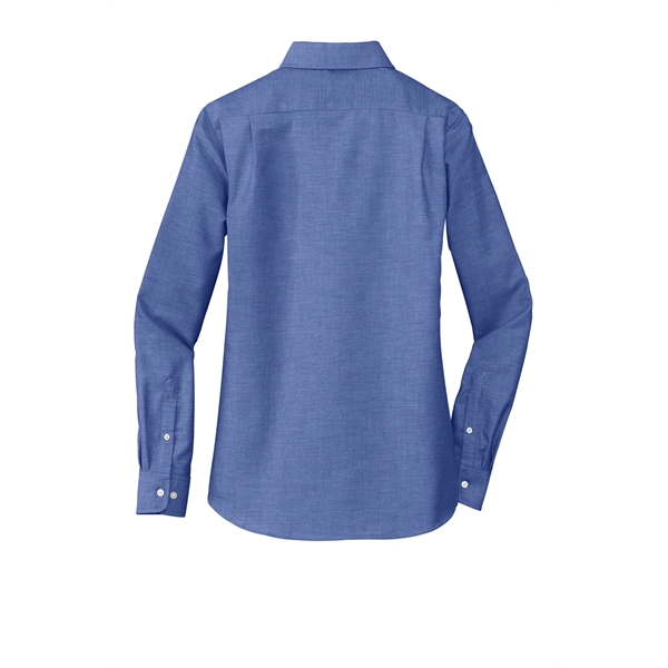 Port Authority Women's SuperPro Oxford Shirt. - Port Authority Women's SuperPro Oxford Shirt. - Image 11 of 30