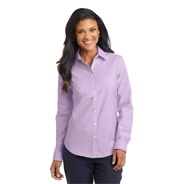 Port Authority Women's SuperPro Oxford Shirt. - Port Authority Women's SuperPro Oxford Shirt. - Image 30 of 30