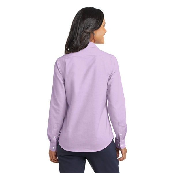 Port Authority Women's SuperPro Oxford Shirt. - Port Authority Women's SuperPro Oxford Shirt. - Image 14 of 30