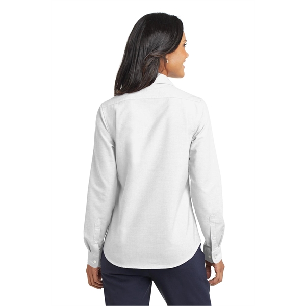 Port Authority Women's SuperPro Oxford Shirt. - Port Authority Women's SuperPro Oxford Shirt. - Image 18 of 30