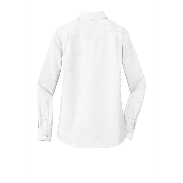 Port Authority Women's SuperPro Oxford Shirt. - Port Authority Women's SuperPro Oxford Shirt. - Image 21 of 30