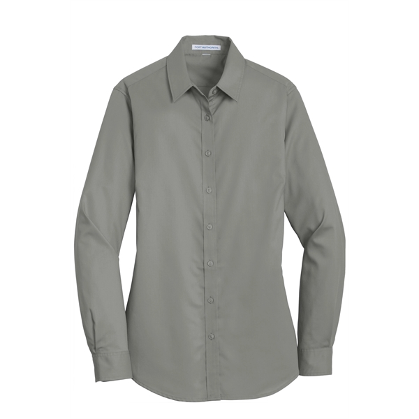 Port Authority Women's SuperPro Twill Shirt. - Port Authority Women's SuperPro Twill Shirt. - Image 16 of 45