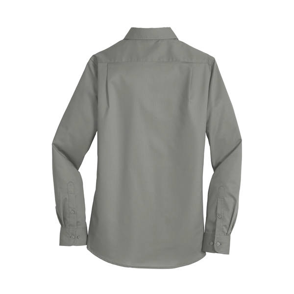 Port Authority Women's SuperPro Twill Shirt. - Port Authority Women's SuperPro Twill Shirt. - Image 17 of 45