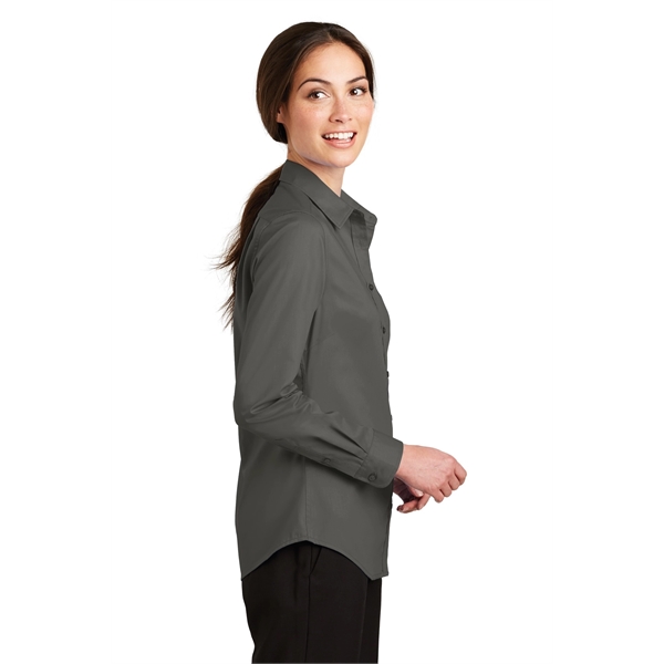 Port Authority Women's SuperPro Twill Shirt. - Port Authority Women's SuperPro Twill Shirt. - Image 27 of 45