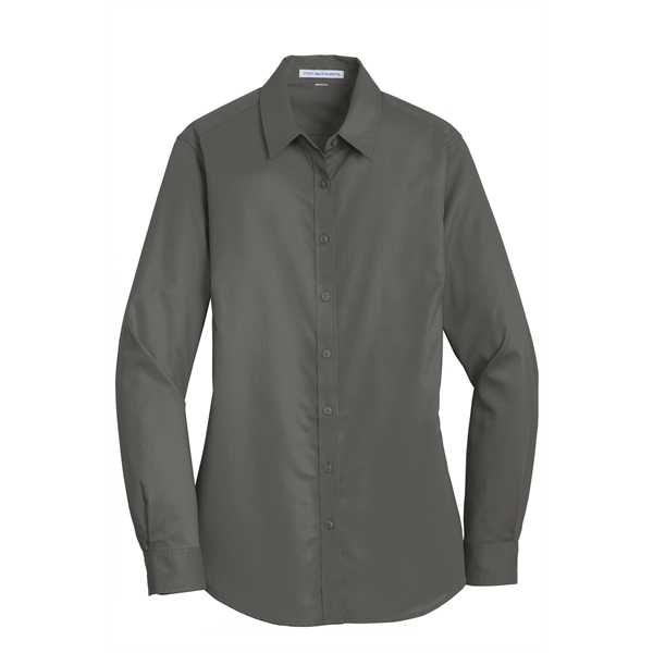 Port Authority Women's SuperPro Twill Shirt. - Port Authority Women's SuperPro Twill Shirt. - Image 28 of 45