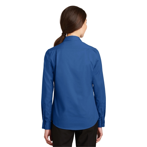 Port Authority Women's SuperPro Twill Shirt. - Port Authority Women's SuperPro Twill Shirt. - Image 30 of 45