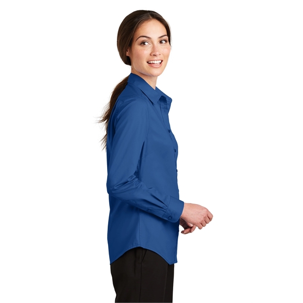 Port Authority Women's SuperPro Twill Shirt. - Port Authority Women's SuperPro Twill Shirt. - Image 31 of 45