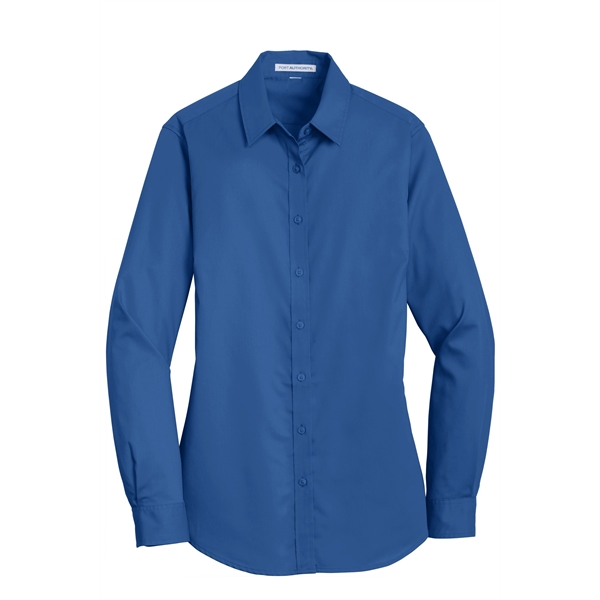 Port Authority Women's SuperPro Twill Shirt. - Port Authority Women's SuperPro Twill Shirt. - Image 32 of 45