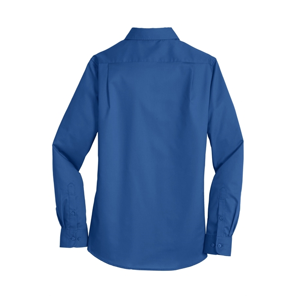 Port Authority Women's SuperPro Twill Shirt. - Port Authority Women's SuperPro Twill Shirt. - Image 33 of 45