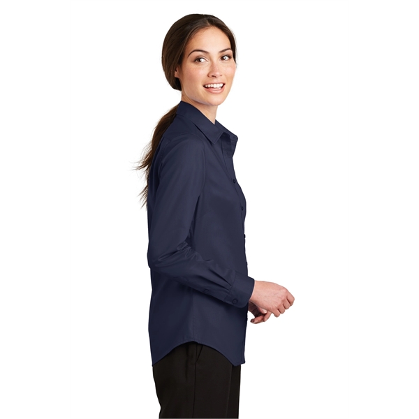 Port Authority Women's SuperPro Twill Shirt. - Port Authority Women's SuperPro Twill Shirt. - Image 35 of 45