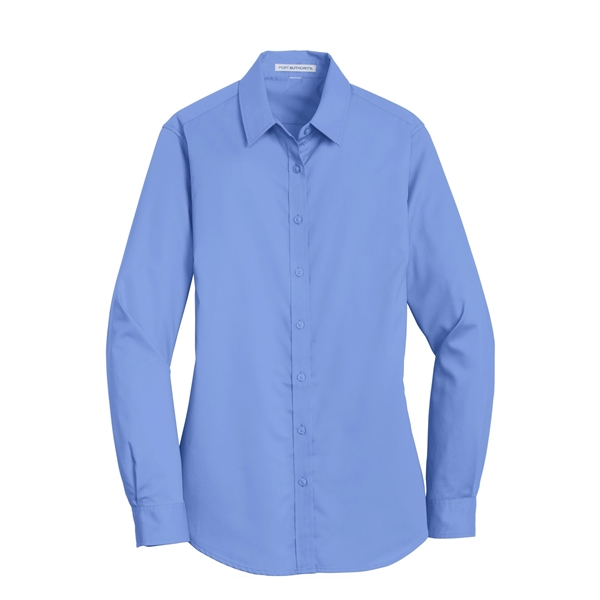 Port Authority Women's SuperPro Twill Shirt. - Port Authority Women's SuperPro Twill Shirt. - Image 40 of 45