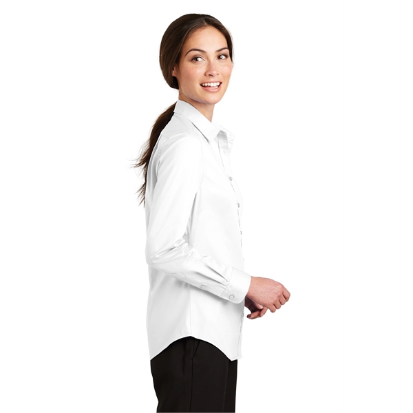 Port Authority Women's SuperPro Twill Shirt. - Port Authority Women's SuperPro Twill Shirt. - Image 43 of 45