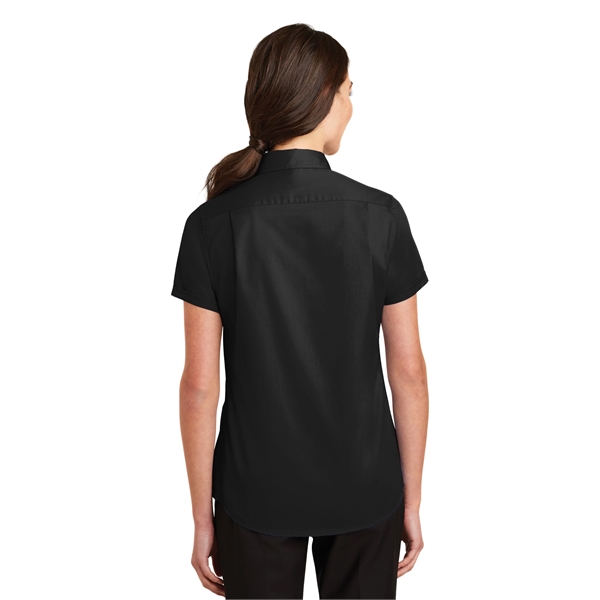 Port Authority Women's Short Sleeve SuperPro Twill Shirt. - Port Authority Women's Short Sleeve SuperPro Twill Shirt. - Image 7 of 45