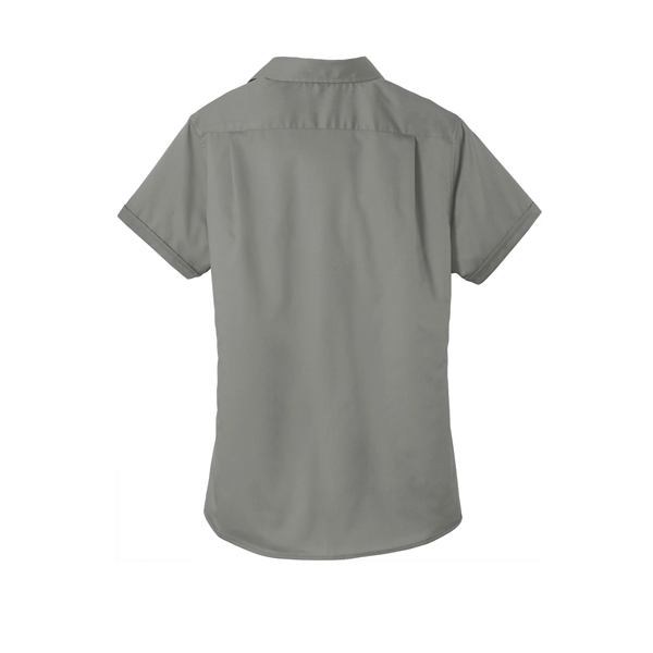 Port Authority Women's Short Sleeve SuperPro Twill Shirt. - Port Authority Women's Short Sleeve SuperPro Twill Shirt. - Image 17 of 45