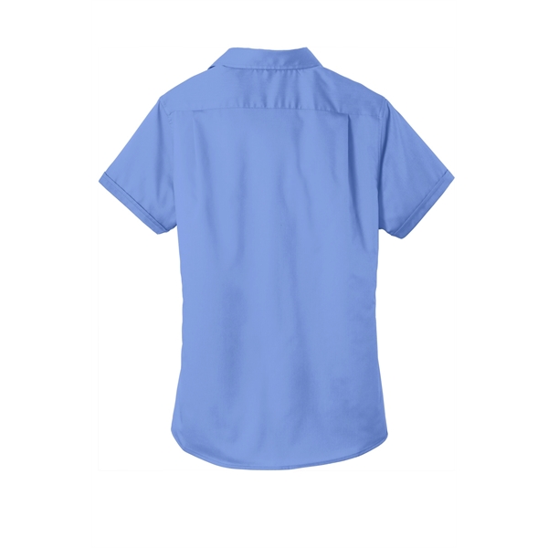 Port Authority Women's Short Sleeve SuperPro Twill Shirt. - Port Authority Women's Short Sleeve SuperPro Twill Shirt. - Image 41 of 45