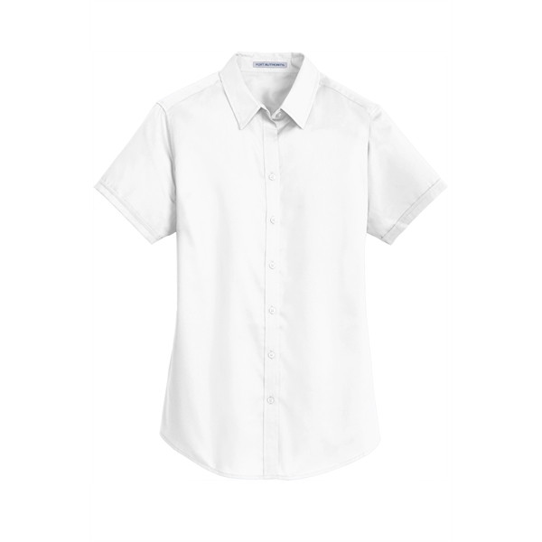 Port Authority Women's Short Sleeve SuperPro Twill Shirt. - Port Authority Women's Short Sleeve SuperPro Twill Shirt. - Image 44 of 45