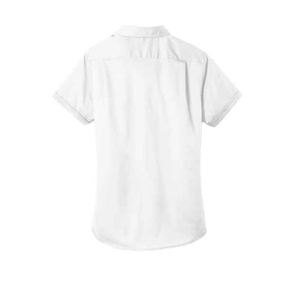 Port Authority Women's Short Sleeve SuperPro Twill Shirt. - Port Authority Women's Short Sleeve SuperPro Twill Shirt. - Image 45 of 45