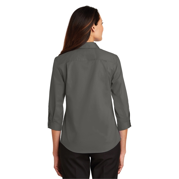 Port Authority Women's 3/4-Sleeve SuperPro Twill Shirt. - Port Authority Women's 3/4-Sleeve SuperPro Twill Shirt. - Image 26 of 45