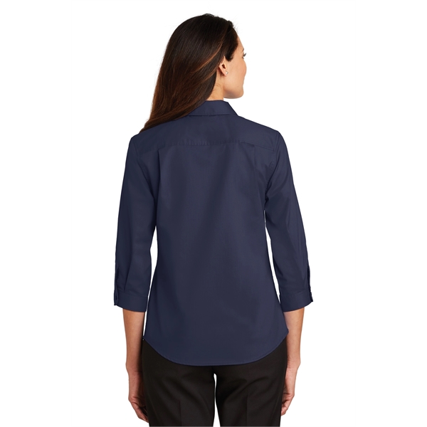 Port Authority Women's 3/4-Sleeve SuperPro Twill Shirt. - Port Authority Women's 3/4-Sleeve SuperPro Twill Shirt. - Image 34 of 45