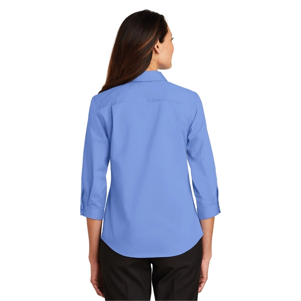 Port Authority Women's 3/4-Sleeve SuperPro Twill Shirt. - Port Authority Women's 3/4-Sleeve SuperPro Twill Shirt. - Image 38 of 45