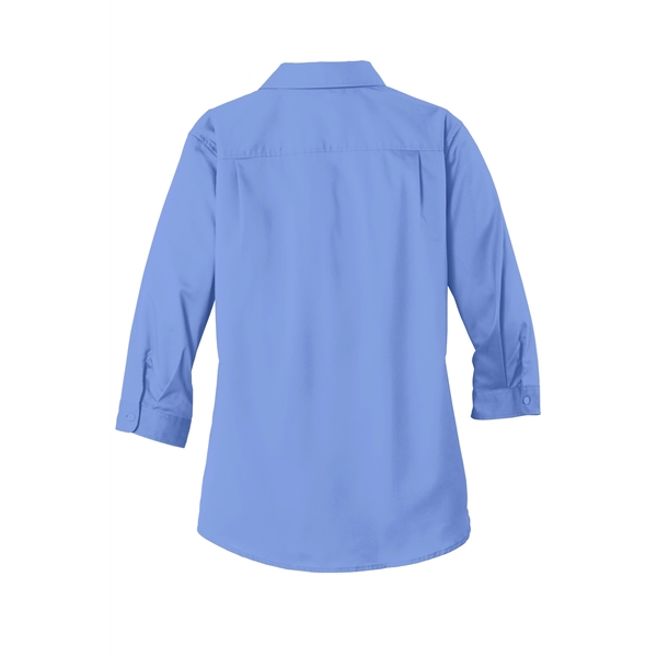 Port Authority Women's 3/4-Sleeve SuperPro Twill Shirt. - Port Authority Women's 3/4-Sleeve SuperPro Twill Shirt. - Image 41 of 45