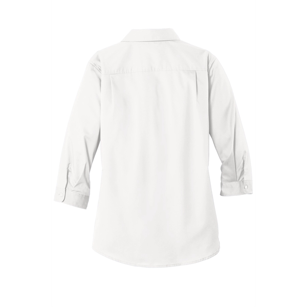 Port Authority Women's 3/4-Sleeve SuperPro Twill Shirt. - Port Authority Women's 3/4-Sleeve SuperPro Twill Shirt. - Image 45 of 45