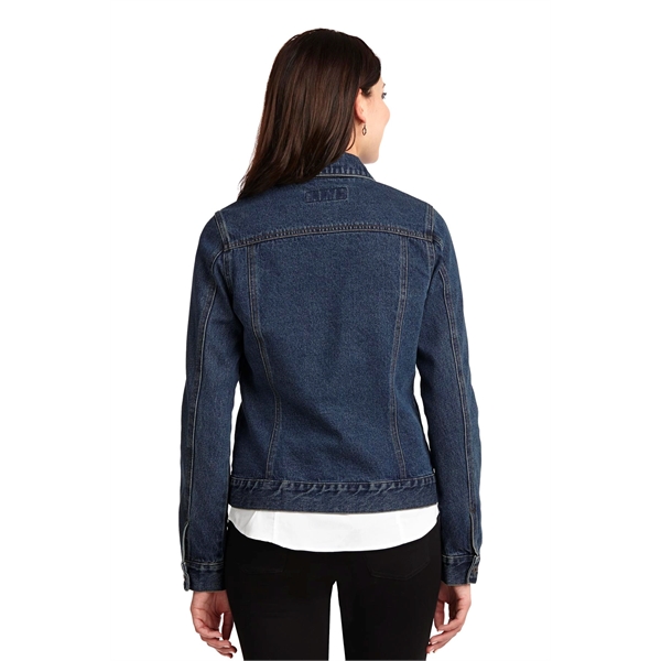 Port Authority Women's Denim Jacket. - Port Authority Women's Denim Jacket. - Image 2 of 5