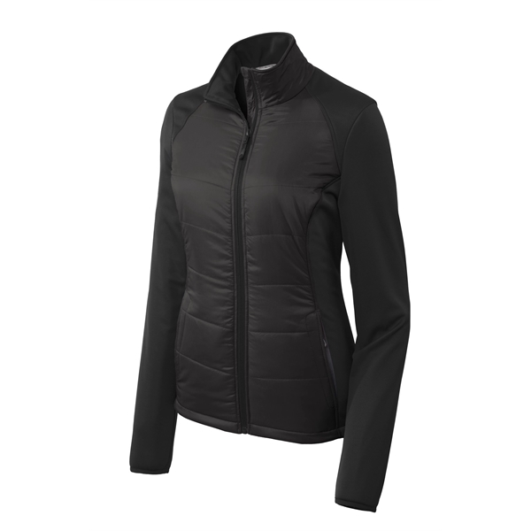 Port Authority Women's Hybrid Soft Shell Jacket. - Port Authority Women's Hybrid Soft Shell Jacket. - Image 3 of 9