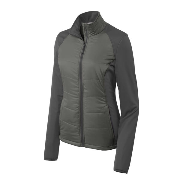 Port Authority Women's Hybrid Soft Shell Jacket. - Port Authority Women's Hybrid Soft Shell Jacket. - Image 8 of 9