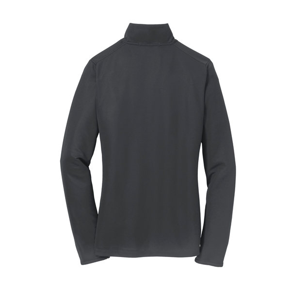 Port Authority Women's Pinpoint Mesh 1/2-Zip . - Port Authority Women's Pinpoint Mesh 1/2-Zip . - Image 4 of 14