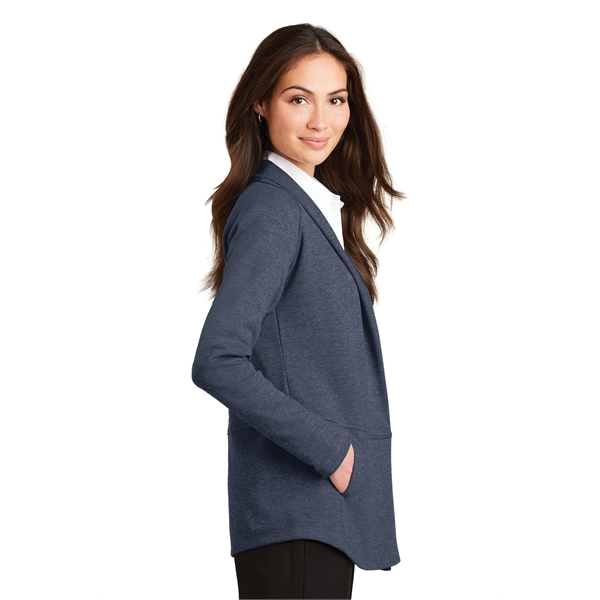 Port Authority Women's Interlock Cardigan. - Port Authority Women's Interlock Cardigan. - Image 5 of 20