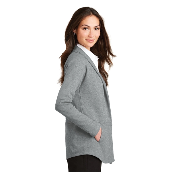 Port Authority Women's Interlock Cardigan. - Port Authority Women's Interlock Cardigan. - Image 13 of 20