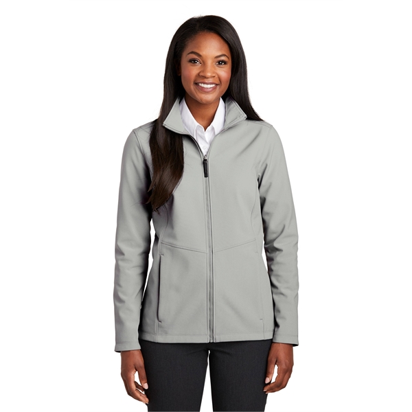 Port Authority Women's Collective Soft Shell Jacket. - Port Authority Women's Collective Soft Shell Jacket. - Image 4 of 25