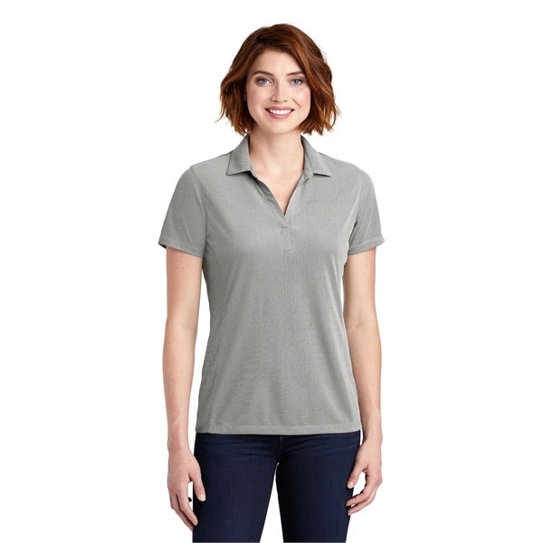 Port Authority Women's Poly Oxford Pique Polo. - Port Authority Women's Poly Oxford Pique Polo. - Image 0 of 20