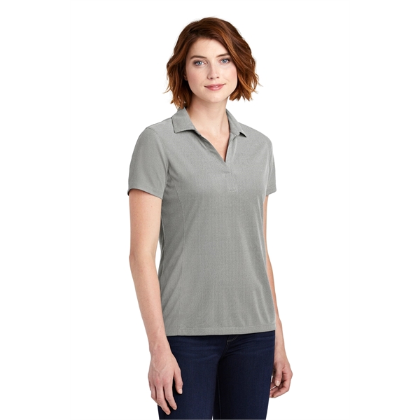 Port Authority Women's Poly Oxford Pique Polo. - Port Authority Women's Poly Oxford Pique Polo. - Image 4 of 20