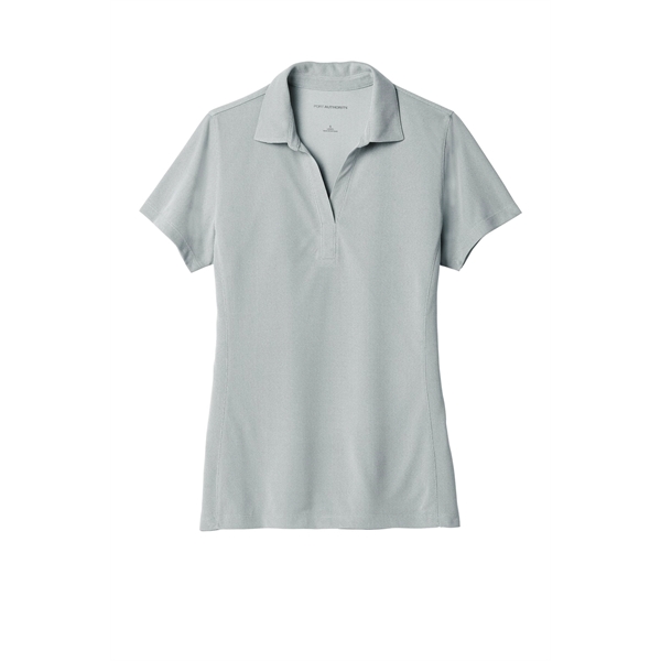 Port Authority Women's Poly Oxford Pique Polo. - Port Authority Women's Poly Oxford Pique Polo. - Image 9 of 20