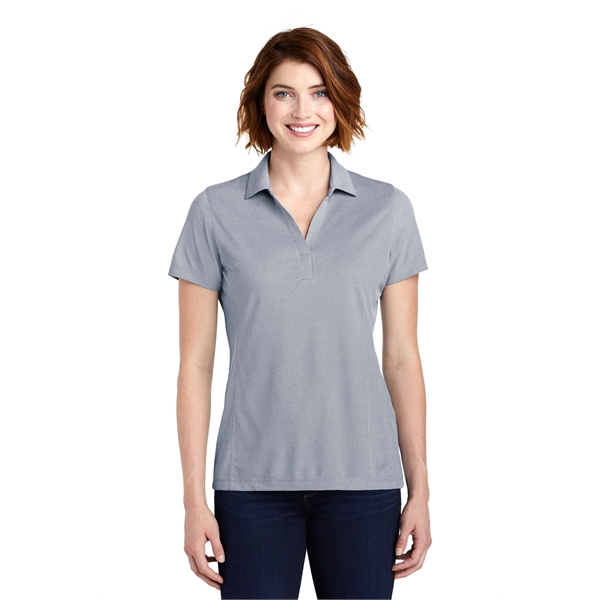 Port Authority Women's Poly Oxford Pique Polo. - Port Authority Women's Poly Oxford Pique Polo. - Image 11 of 20