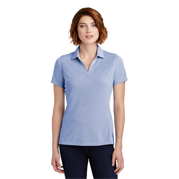 Port Authority Women's Poly Oxford Pique Polo. - Port Authority Women's Poly Oxford Pique Polo. - Image 16 of 20