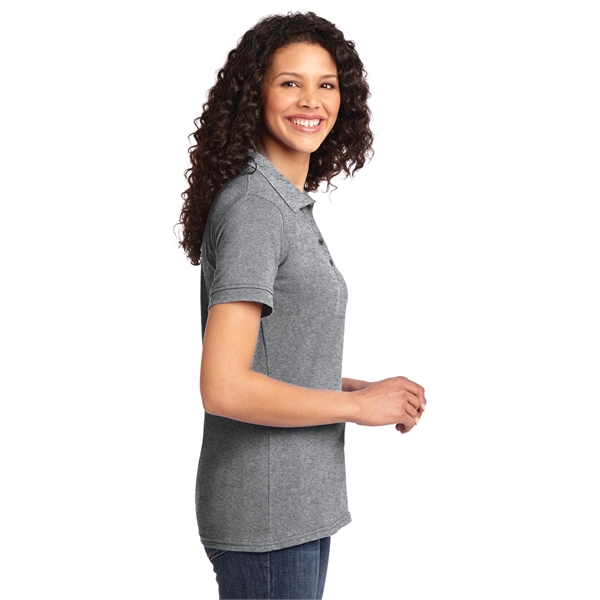 Port & Company Women's Core Blend Pique Polo. - Port & Company Women's Core Blend Pique Polo. - Image 2 of 74