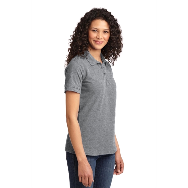 Port & Company Women's Core Blend Pique Polo. - Port & Company Women's Core Blend Pique Polo. - Image 4 of 74